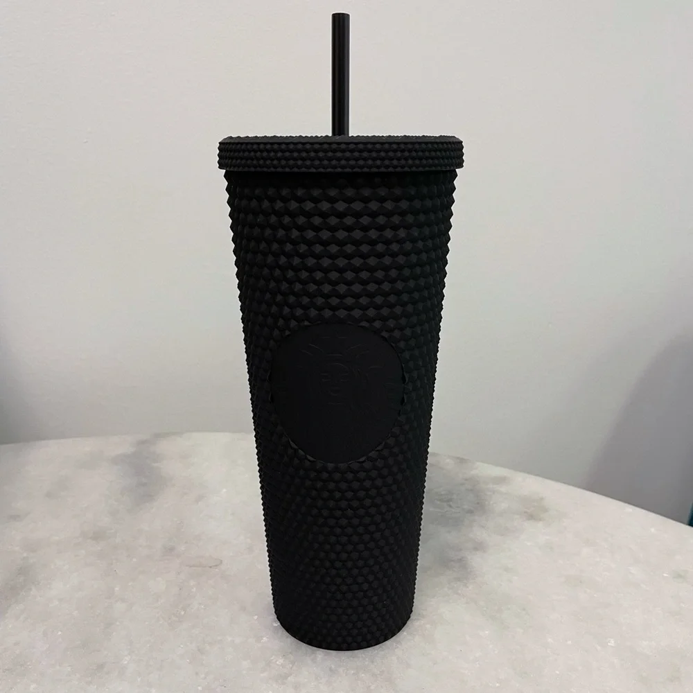 STARBUCKS LIMITED MATTE BLACK STUDDED TUMBLER